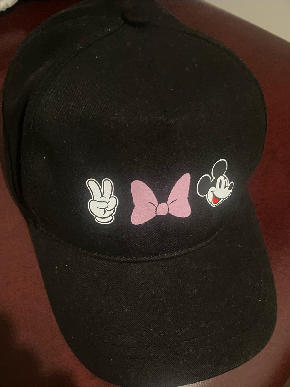 New Without Tag Disney Black  Cap